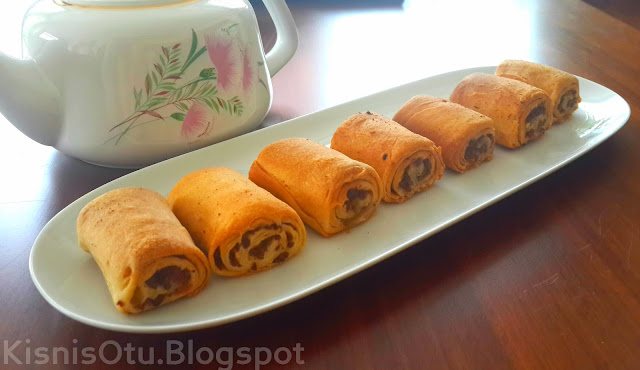 Kıymalı Börek, Rulo Börek, Börek Tarifleri, Kıymalı, Nefis, Çay, Kişniş