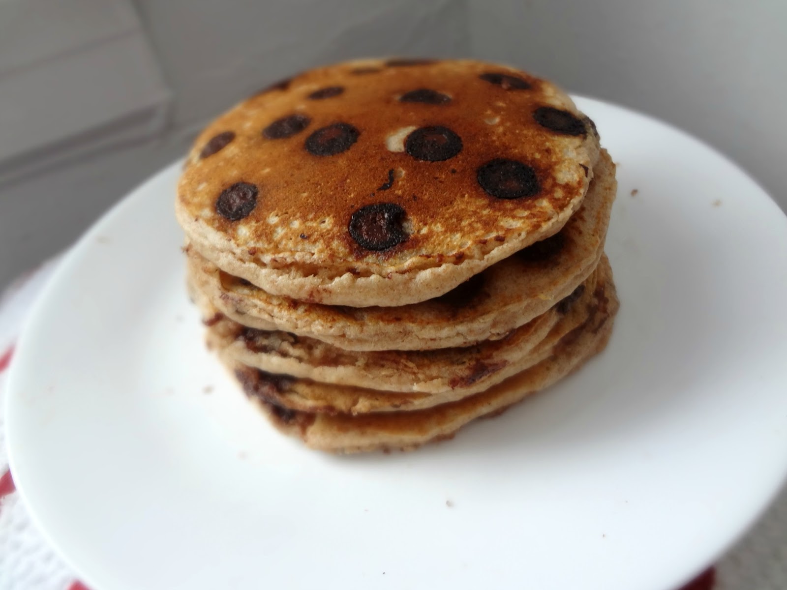 The Cooking Actress Whole Wheat Chocolate Chip Pancakes