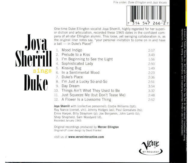'round to midnight JOYA SHERRILL Sings Duke Ellington (1965