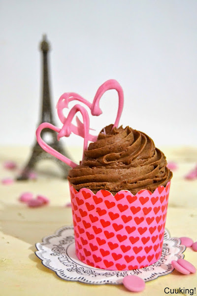 Cupcakes de chocolate paradisiacos ( Peggy Porchen)