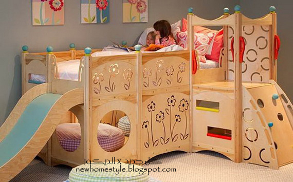 كل جديد x الديكور سراير اطفال بها العاب Beds Children's for Games