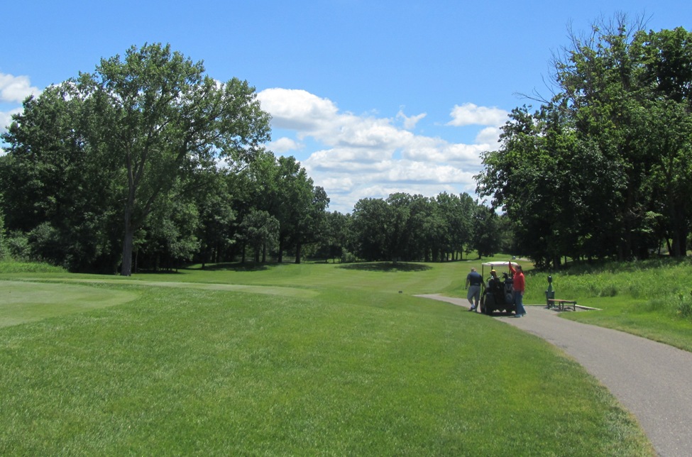 Kristazio on Golf Golfing Chaska Town Course