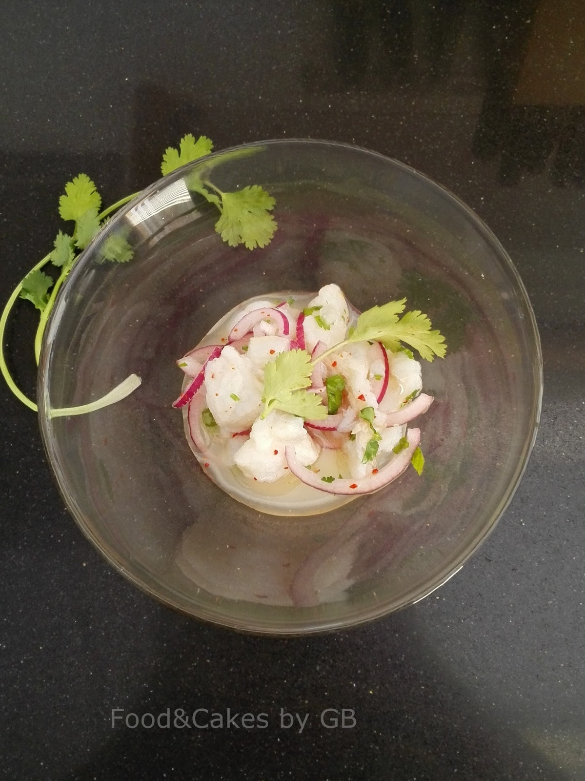 FOOD & CAKES: Ceviche de bacalao - Reto "Cooking the Chef" - VIDEORECETA