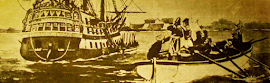 Teniente Coronel JOSÉ DE SAN MARTÍN LLEGA a Bs As en la Fragata GEORGE CANNING (09/03/1812)
