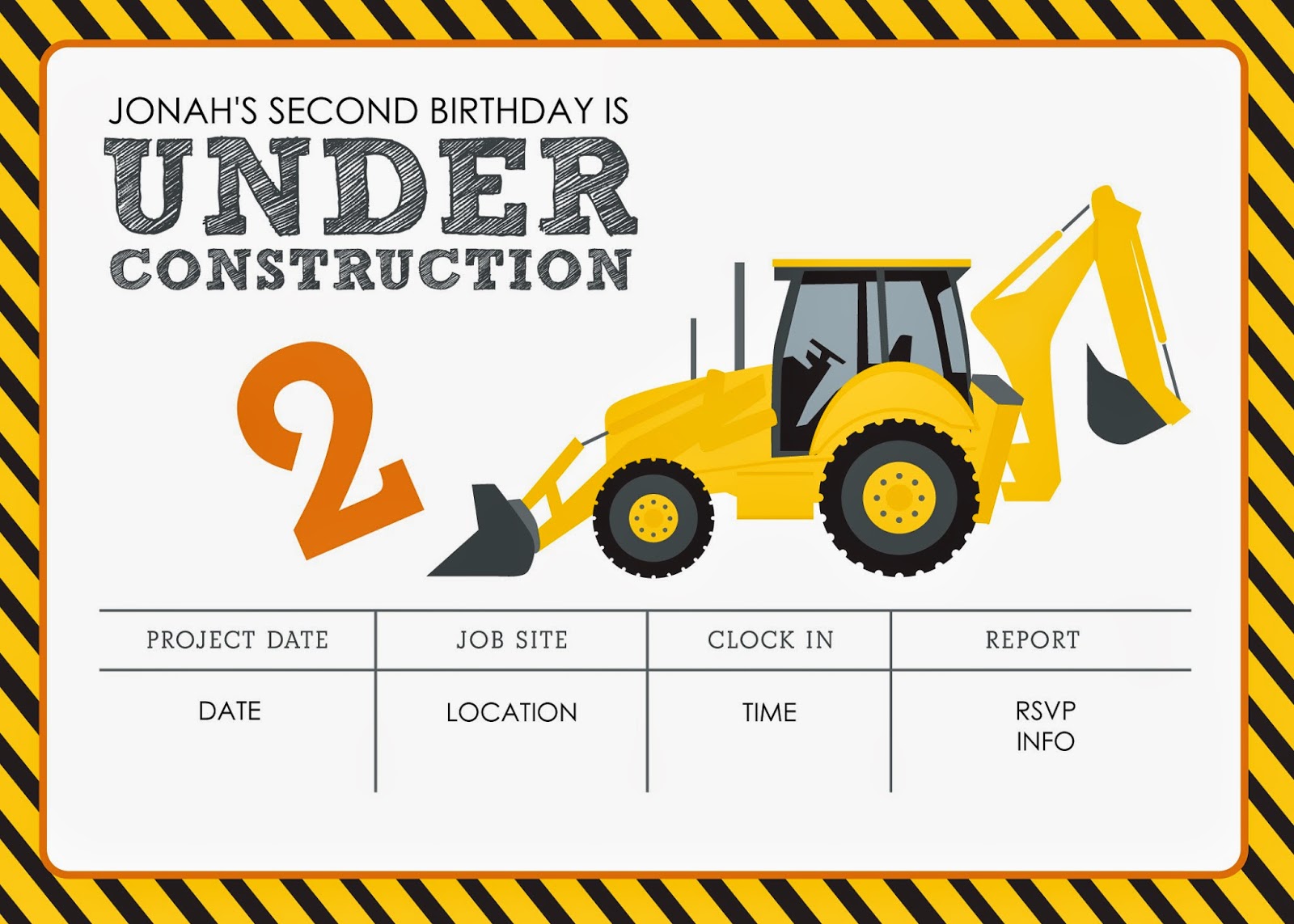 Construction Themed Birthday Party FREE Printables Jacqueline Dziadosz Invitations Design Construction Themed Birthday Party FREE Printables Jacqueline Dziadosz Invitations Design
