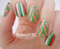 christmas nail tutorial nails nailed candy nz collect later