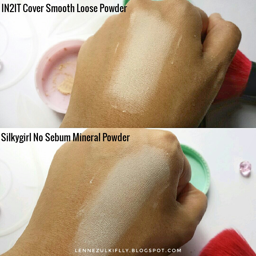 IN2IT Cover Smooth Loose Powder vs Silkygirl No Sebum Mineral Powder