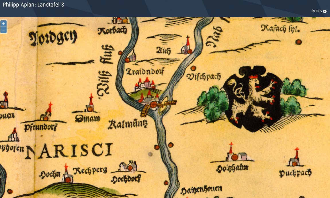 Regensburger Tagebuch Regensburg 1568 Auf Der Bayernkarte Von