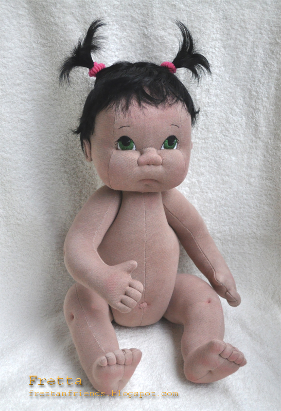 Fretta: Life size Soft Sculptured soft jointed Baby Doll