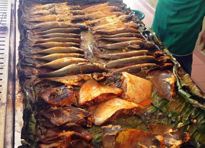 Makan Tengahari di Restoren Ikan Bakar Malim