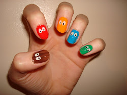 crazy nail eyes orange trend barry cant remember brown
