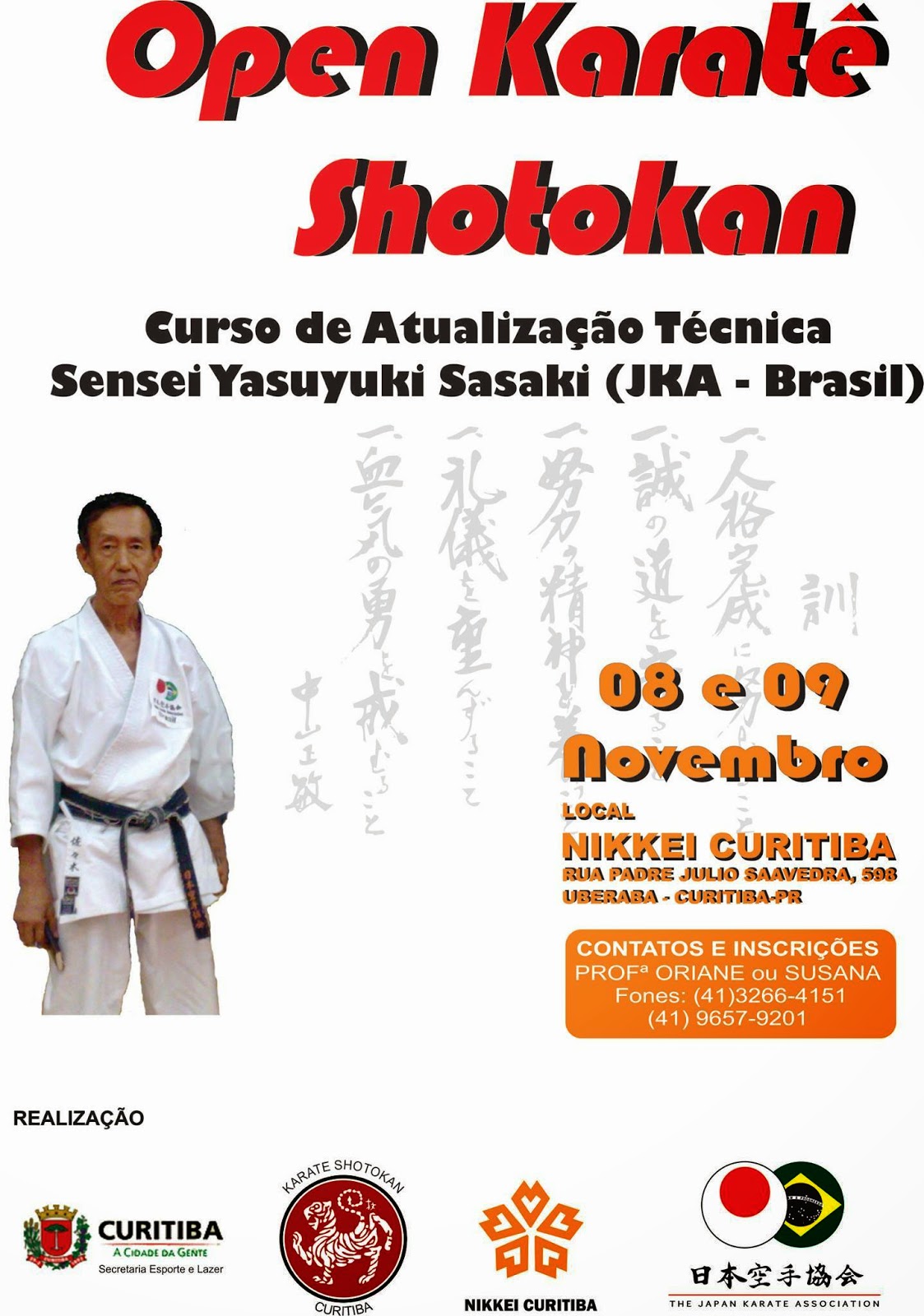 Jka Nikkey Associacao Araponguense Open Karate Shotokan E