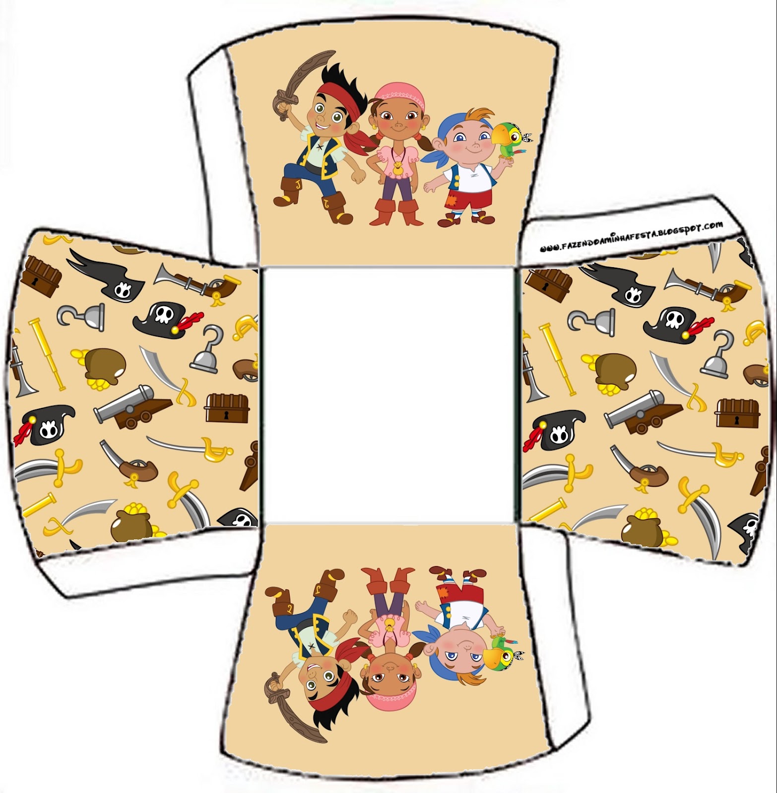 Jake and the Neverland Pirates Stickers x 5 Party Supplies Loot Bag Favours Idea 
