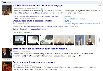 Google News Update Mai 2011