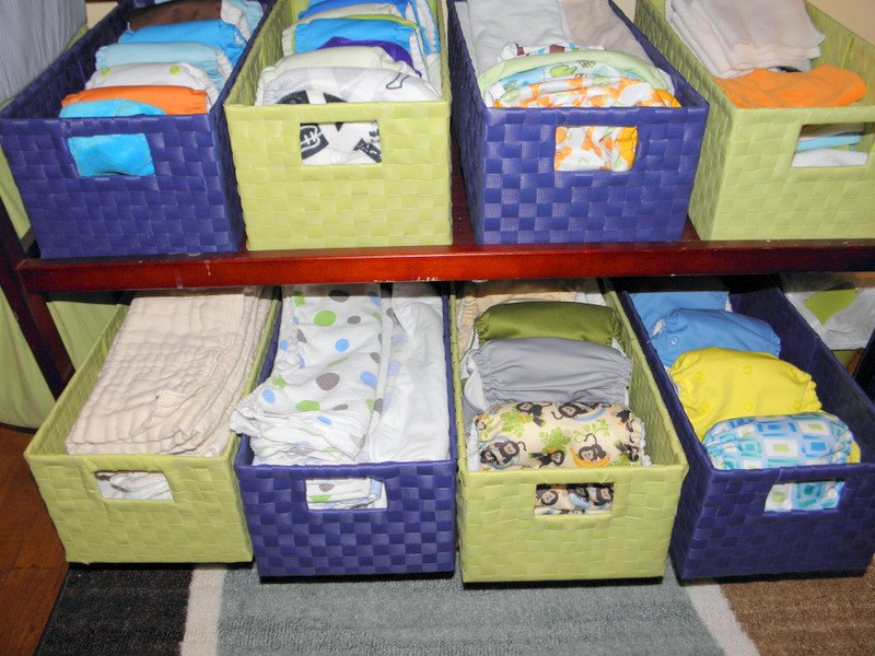 Thoughts of Fluff Cloth Diaper Storage