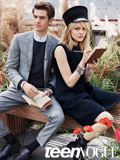 My Fashion Space: Emma Stone and Andrew Garfield for Teen Vogue