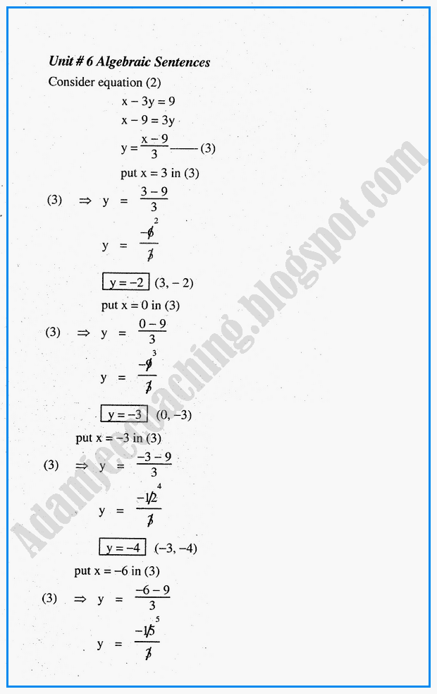adamjee-coaching-algebraic-sentences-exercise-6-2-mathematics-10th