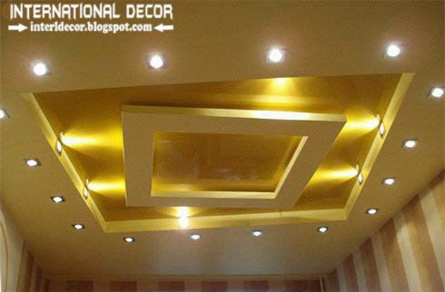 plasterboard ceiling pop design, false ceiling designs, ceiling spot light lighting