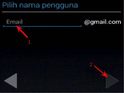 daftar email lewat hp android