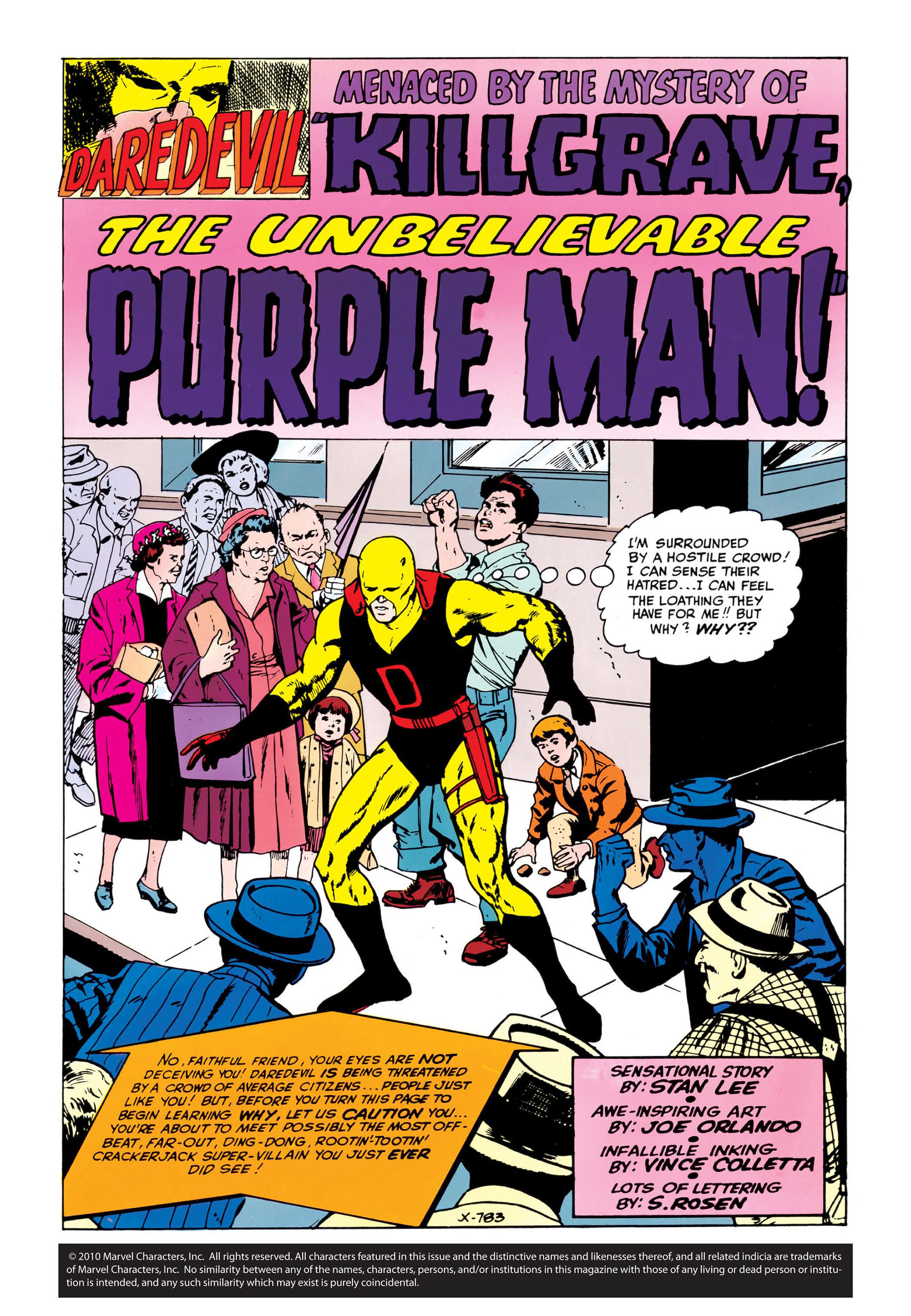 Read online Daredevil (1964) comic -  Issue #4 - 2