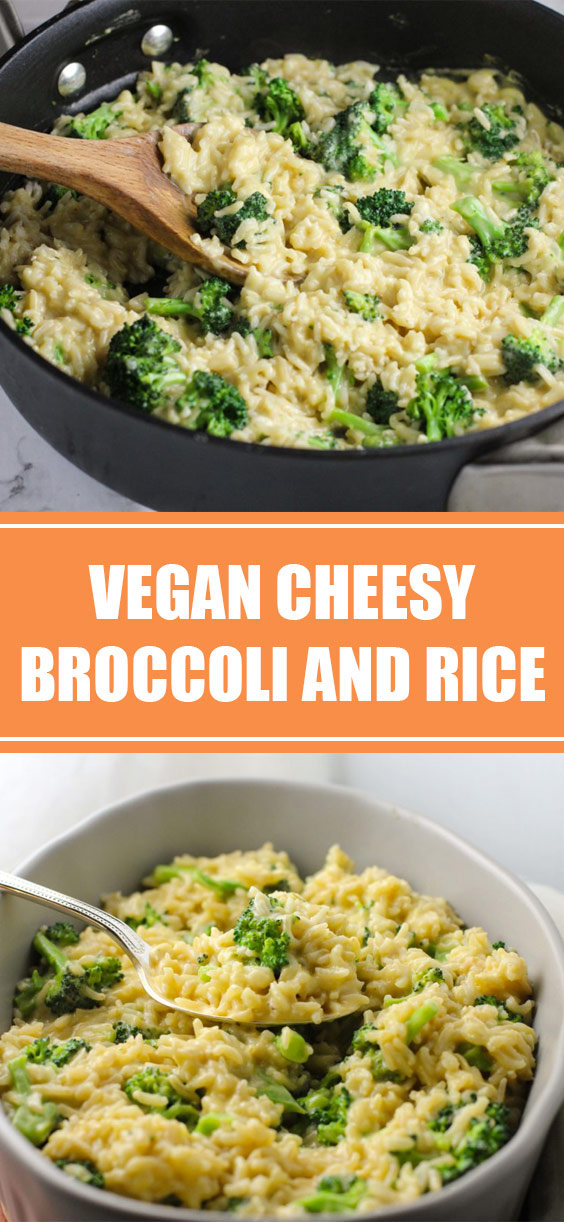 Vegan Cheesy Broccoli and Rice