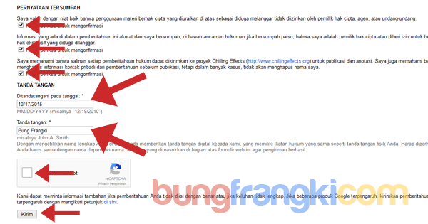 Cara Melaporkan Blog Spam Pencuri Artikel ke Google DMCA