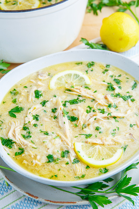 Avgolemono Soup (aka Greek Lemon Chicken Soup) Recipe on Closet Cooking