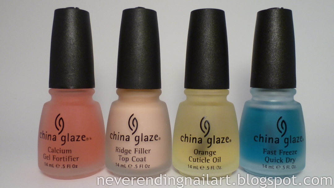 Never Ending Nail Art China Glaze Nail Treatments