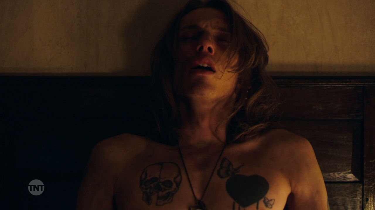 Jamie Campbell Bower got another rear nude scene on the TNT drama Will. 