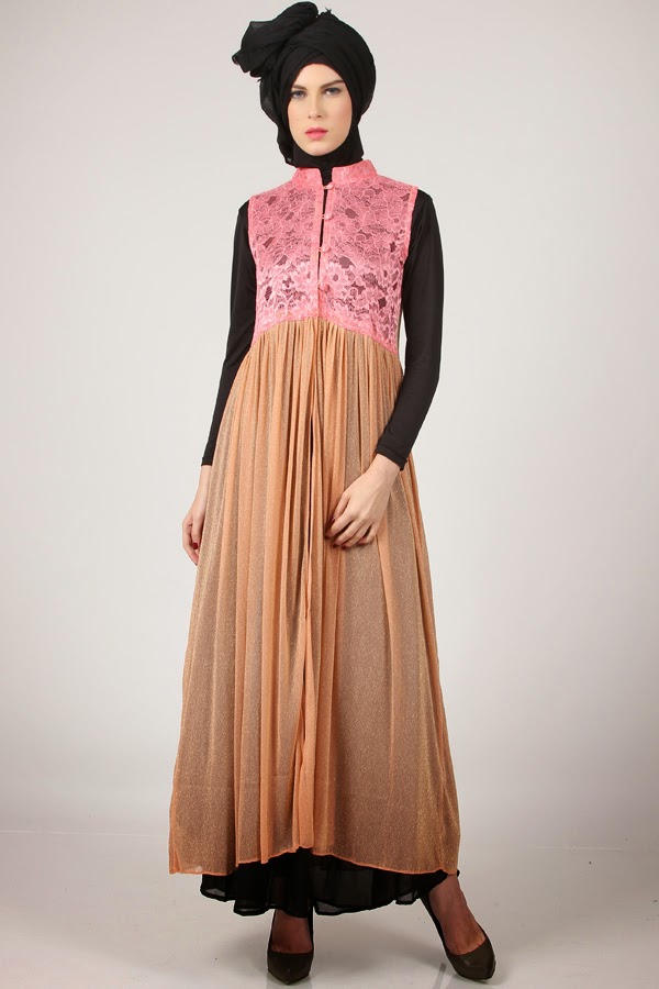 24 Contoh Model Baju Muslim Brokat Terbaru dan Terbaik ...