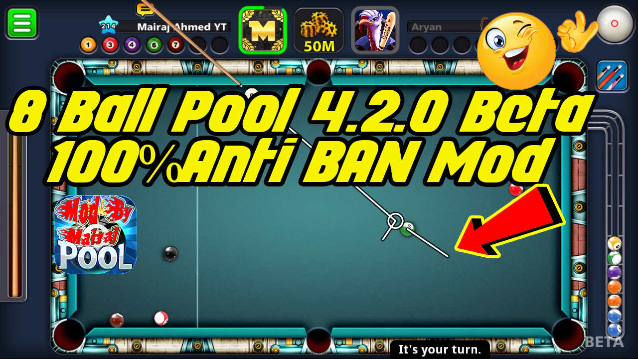 8 Ball Pool Updated Beta Version 4.2.0 Mod - Mairaj Ahmed Mods - 