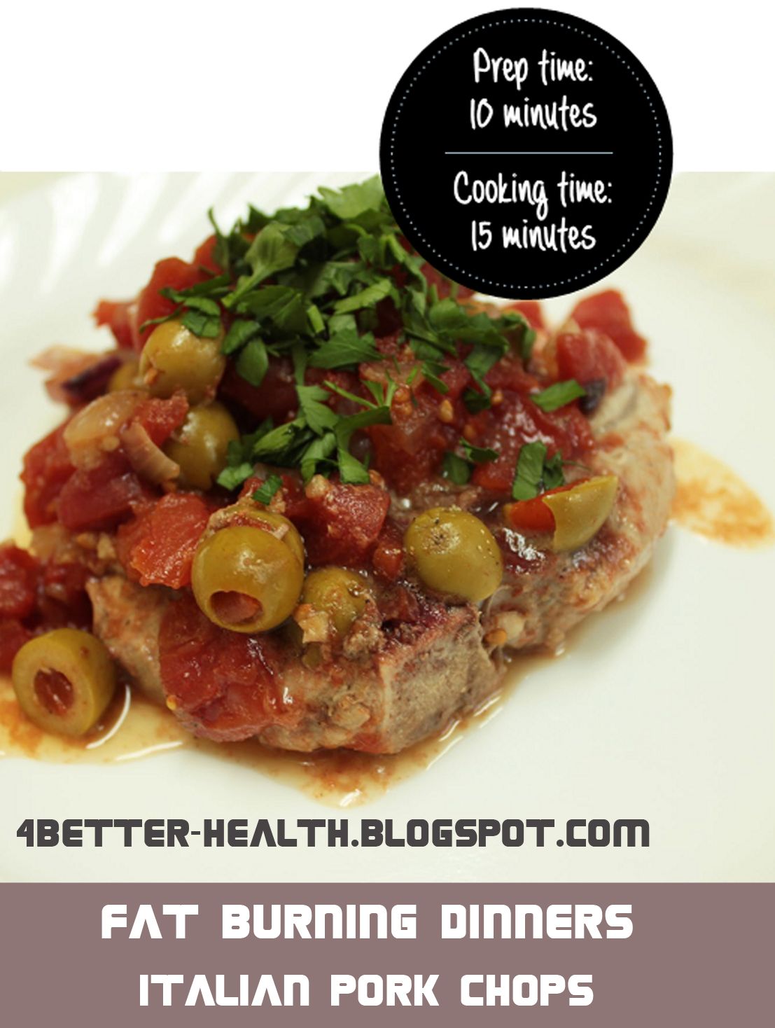 Fat Burning Dinners Italian Pork Chops Your Way to Better Health
