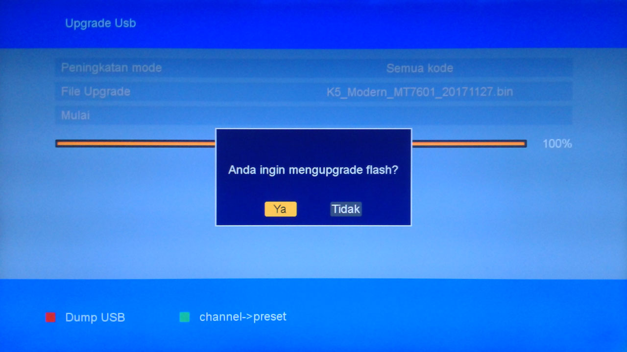 Cara Upgrade Software Receiver Matrix Burger S2 K5S AVS+