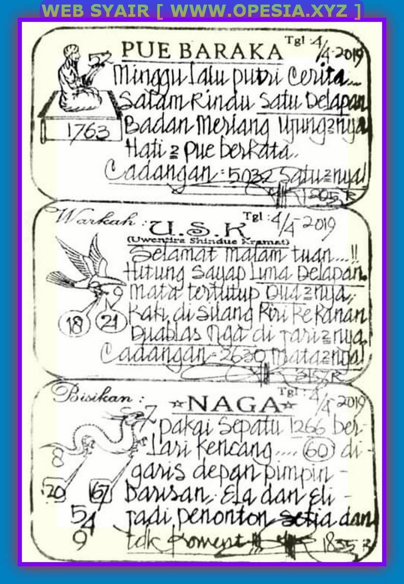 Forum Syair Sgp Text Kamis 4 April 2019 Opesia Official Forum Syair Sgp Text Kamis 4 April 2019 Opesia Official