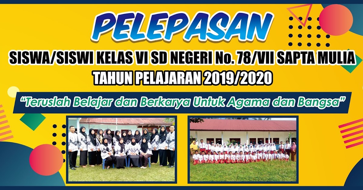 Spanduk Ucapan Perpisahan - desain spanduk keren