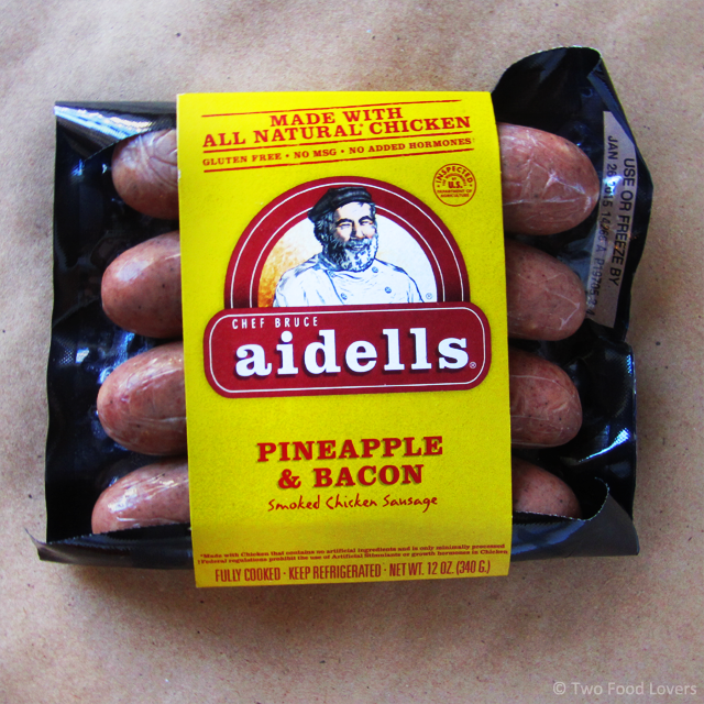 Aidells Pineapple Bacon Chicken Sausage