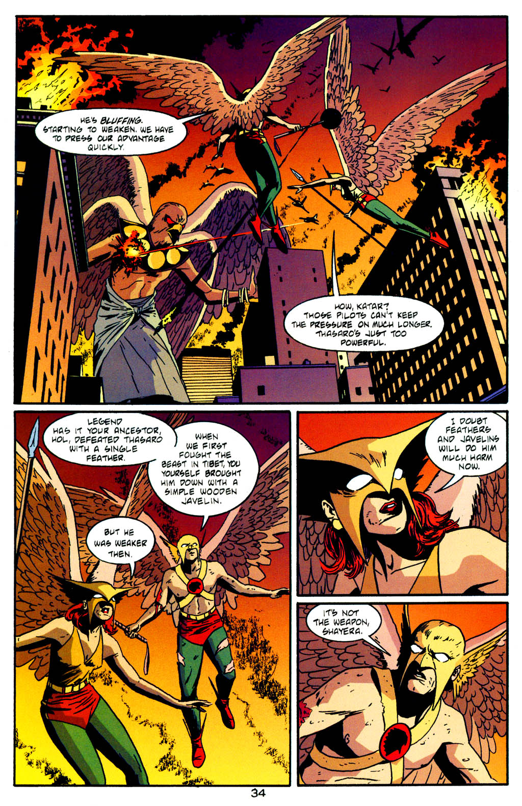 Read online Legend of the Hawkman comic -  Issue #3 - 34