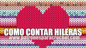 Cómo contar las hileras del tejido