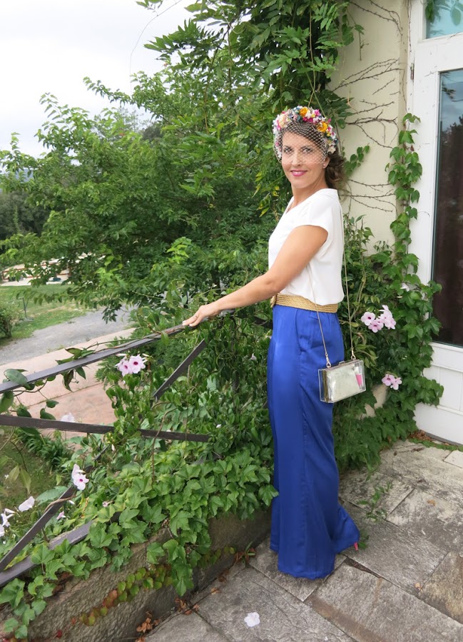 Decorar en familia _Diy cinturón de cordón de seda dorado10