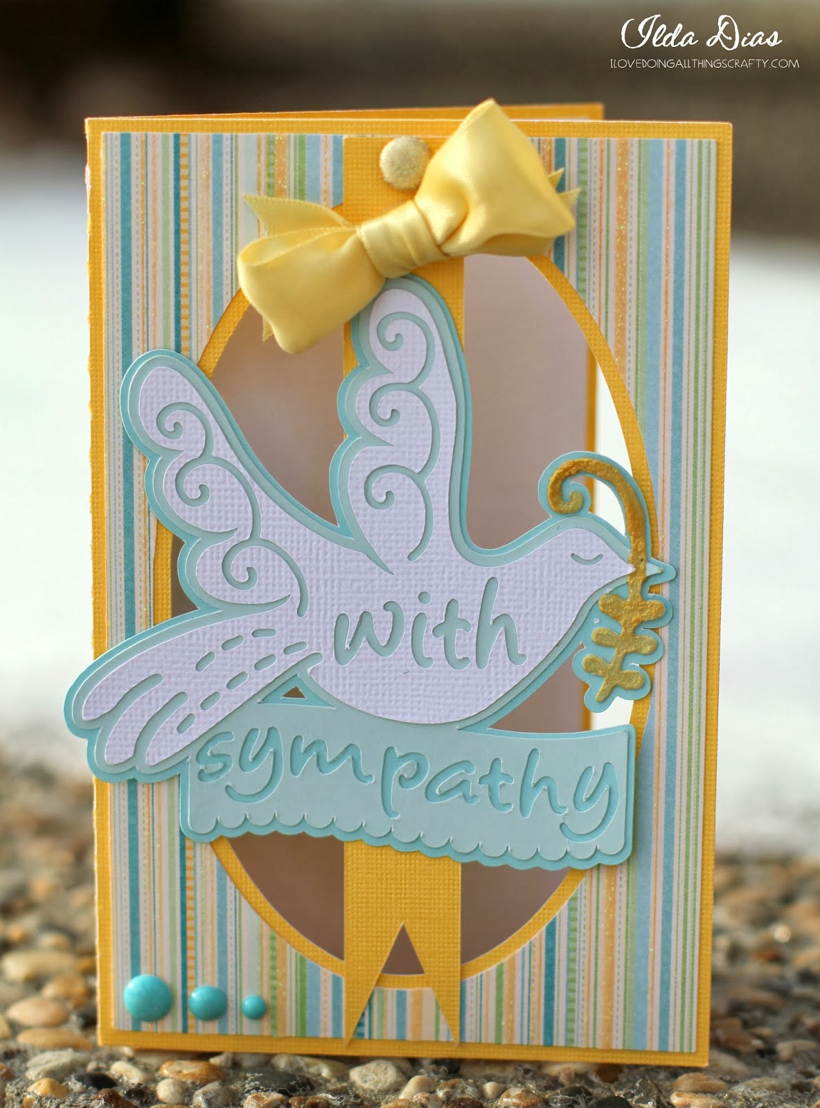 I Love Doing All Things Crafty: Sympathy Card | SVGCuts