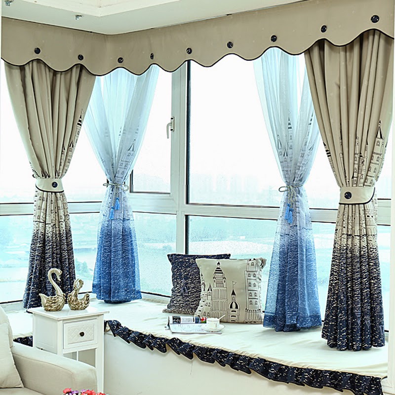 Where To Curtains For Your Home Raellarina Philippines Best The Kids Blackout Curtains Can Create A Sweet Dream For You Pattern Is Beautiful Castles Above Water This Curtain Uses Technology Of Print That