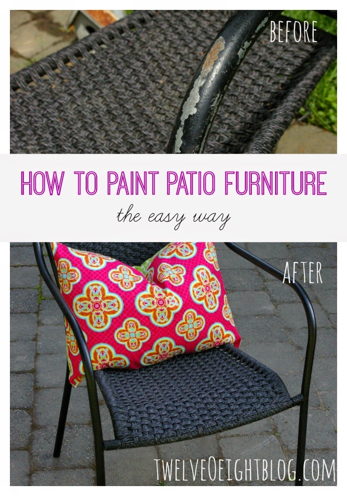 how to paint patio furniture, diy home decor, summer decor, patio decor