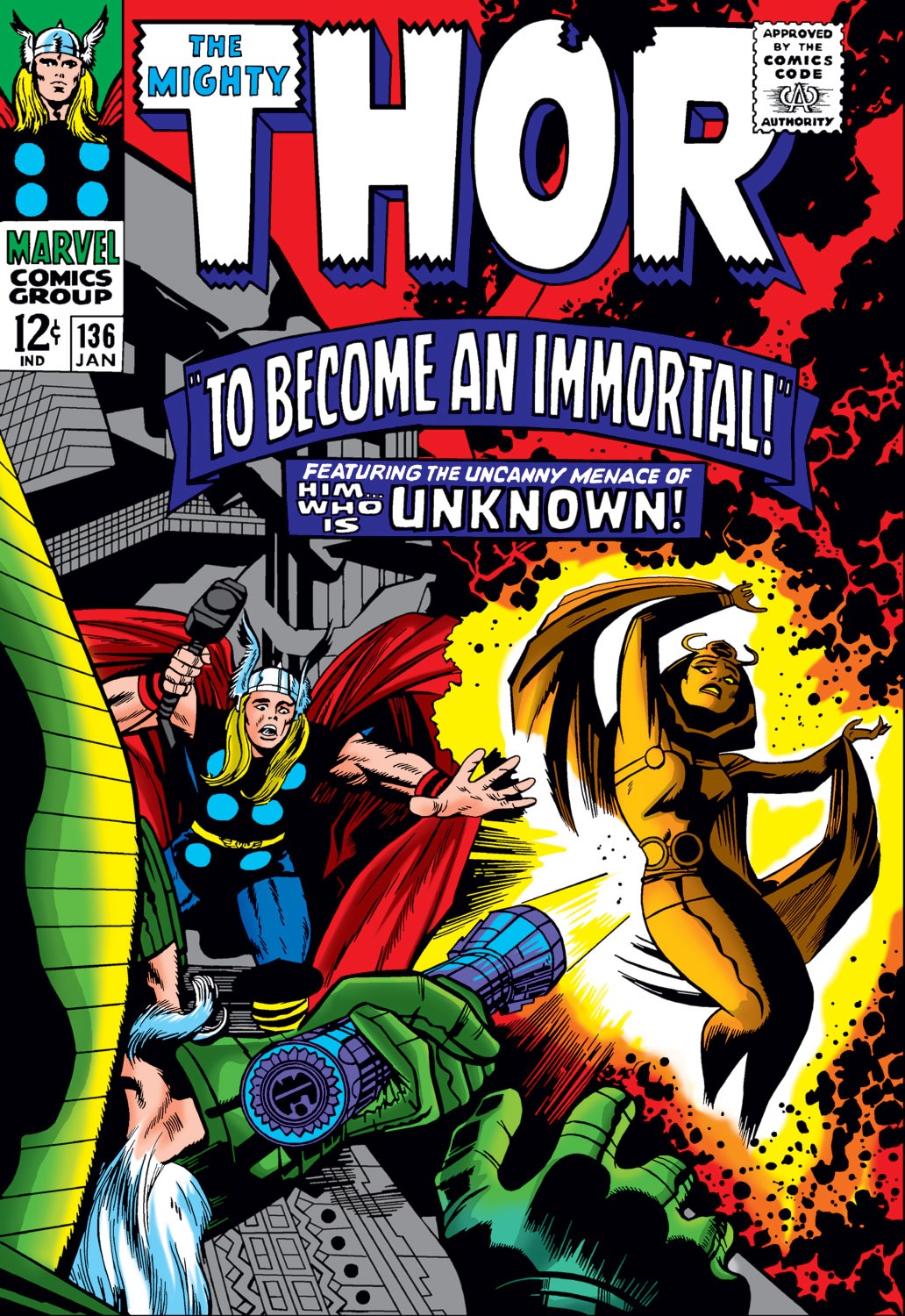 Read online Thor (1966) comic -  Issue #136 - 1