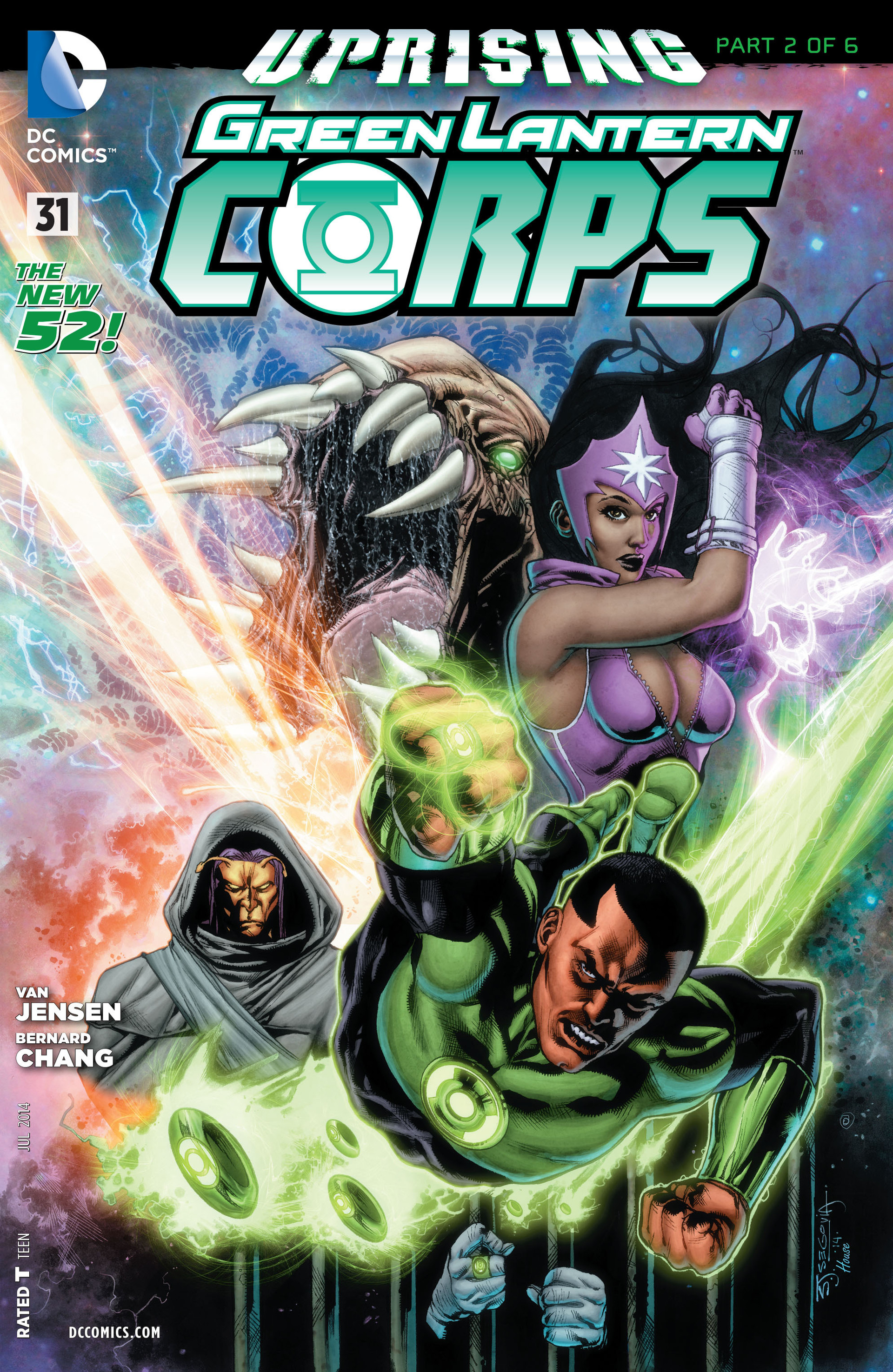 Read online Green Lantern Corps (2011) comic -  Issue #31 - 1