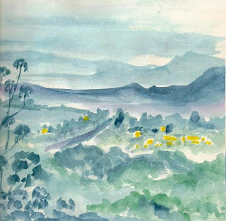 An illustration from 'Ride the Wings of Morning' by Sophie Neville