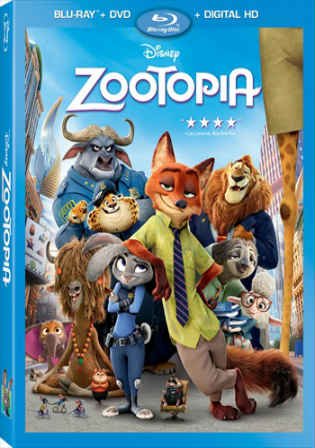 Zootopia 2016 BluRay 350MB Hindi Dual Audio 480p