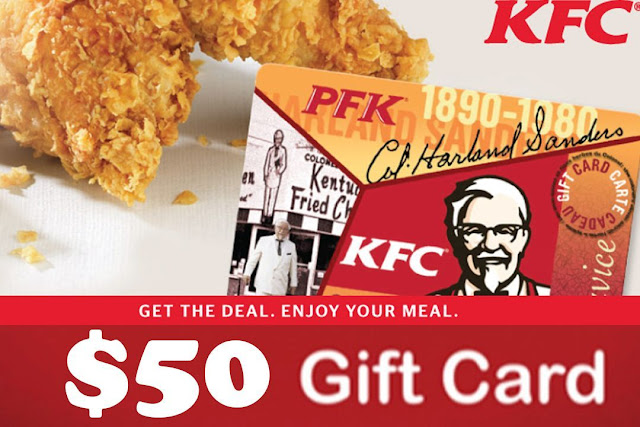 GrandSavingsCenter 100 KFC Gift Card offer2gift