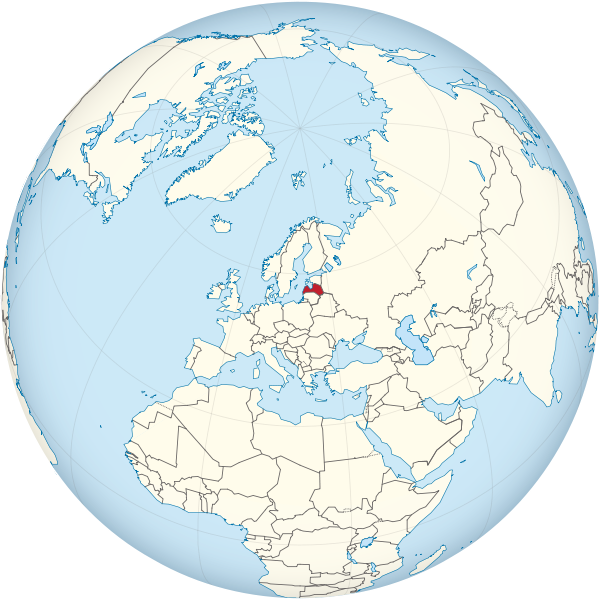 Letak negara Latvia