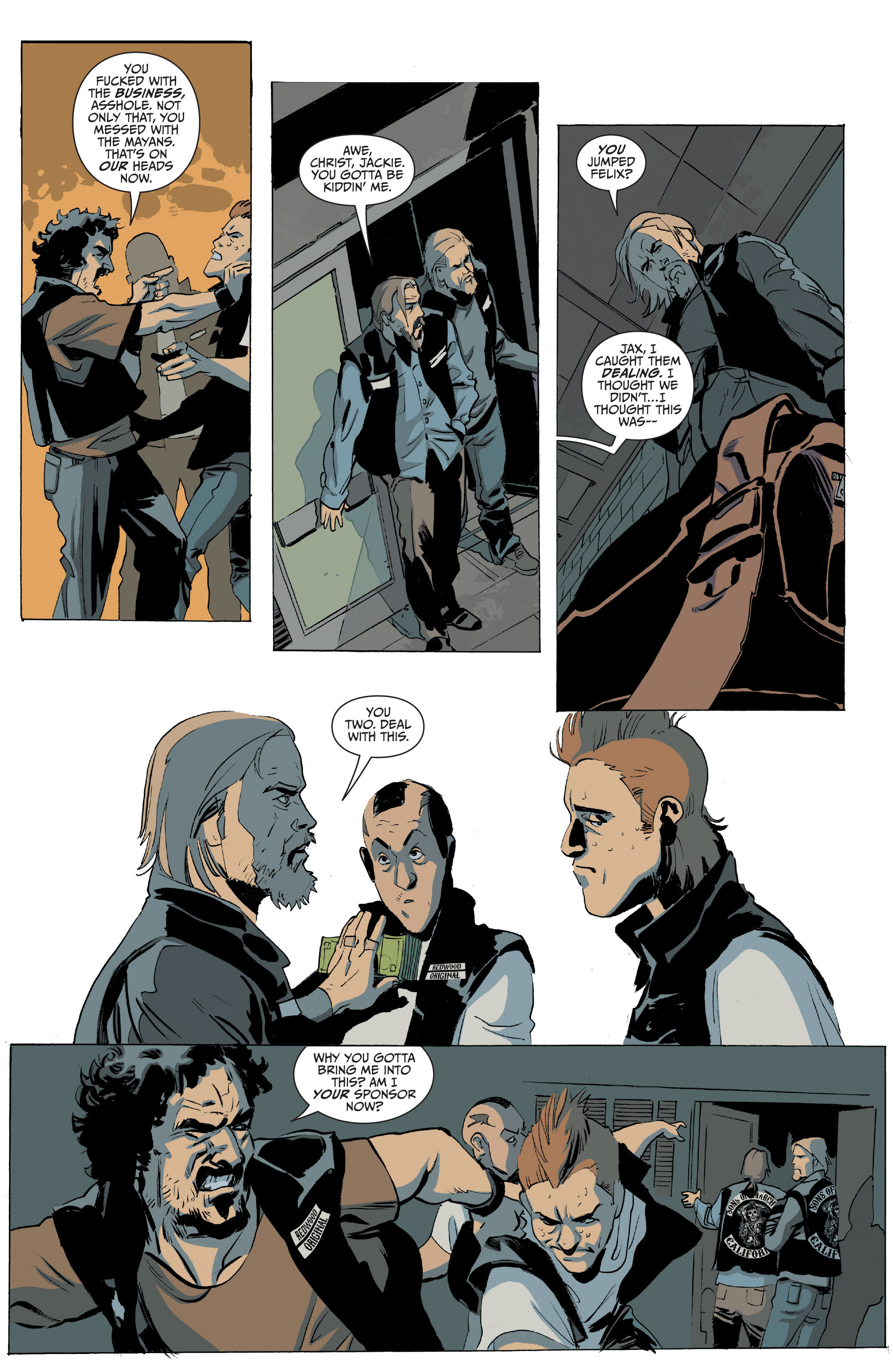 Read online Sons of Anarchy comic -  Issue #19 - 22