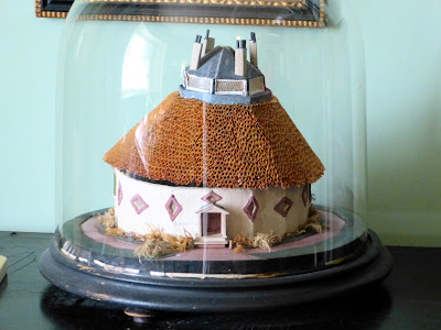 Model of A la Ronde before the Reverend Reichel's alterations - in the Library, A la Ronde